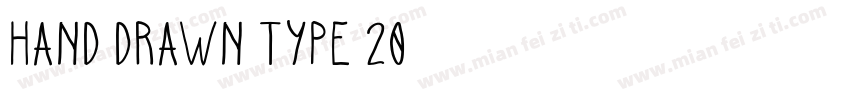 Hand Drawn Type 20字体转换